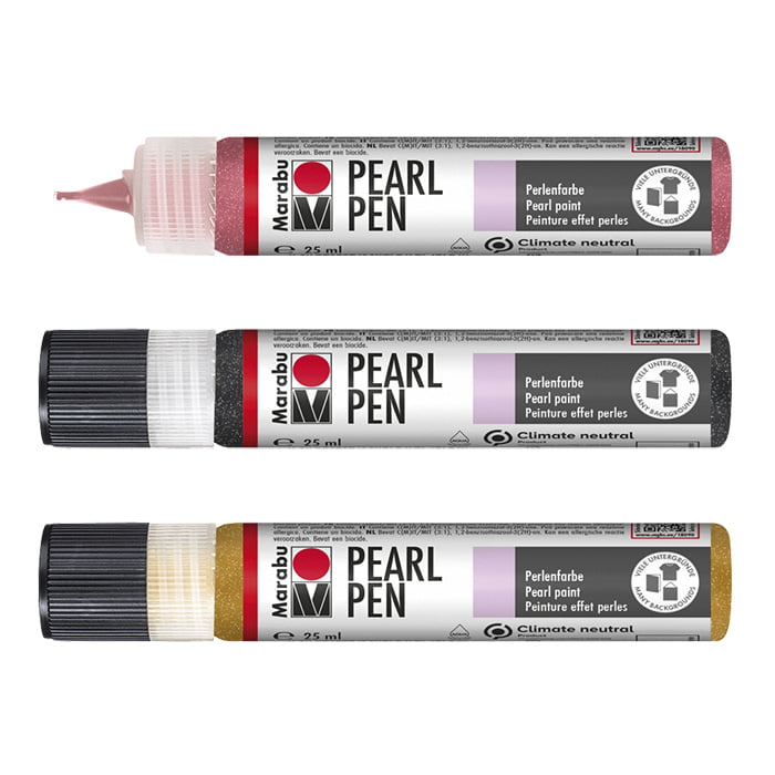 Pearl Pen kontūrkrāsa 25ml 531 shimmer-red