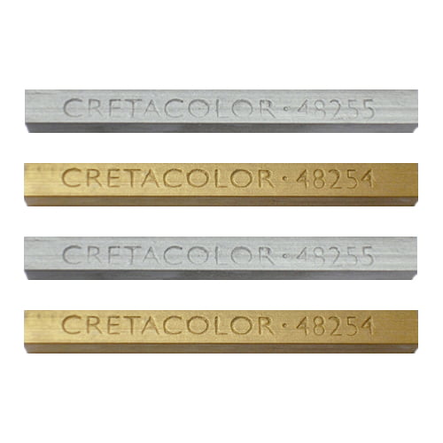 Cretacolor HARD PASTEL Gold and silver pastel, 1psc.