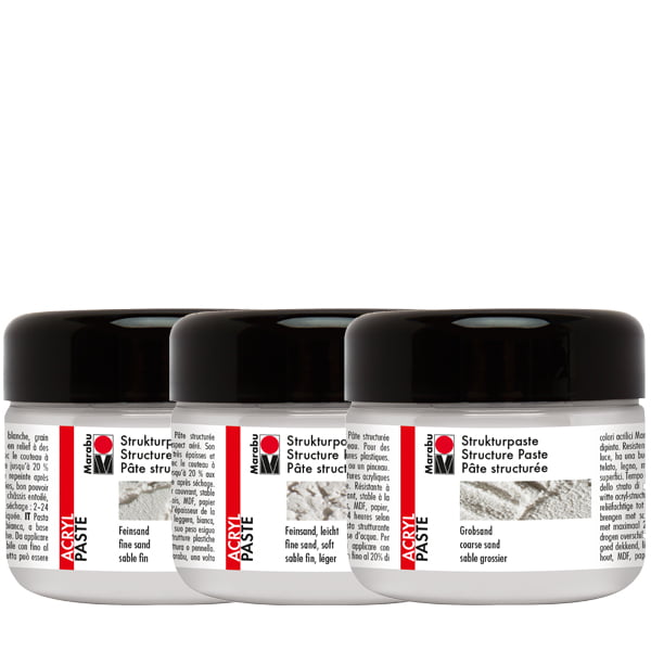 Akrila krāsas piedeva Marabu 814 coarse sand 225ml
