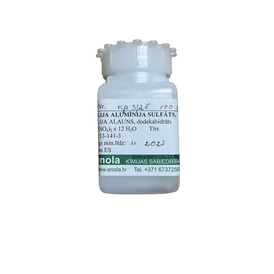 Alum (potassium aluminum sulfate) 100g