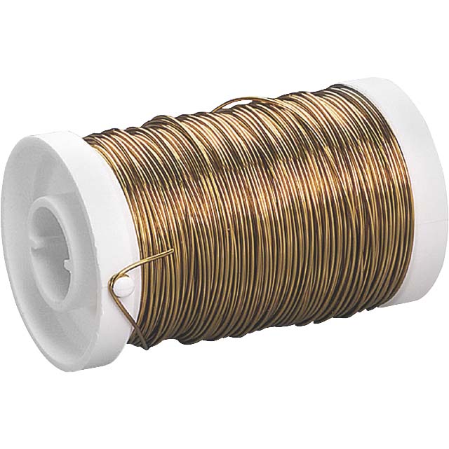 Emaljēta stieple 0,5mm 50m, zaļa