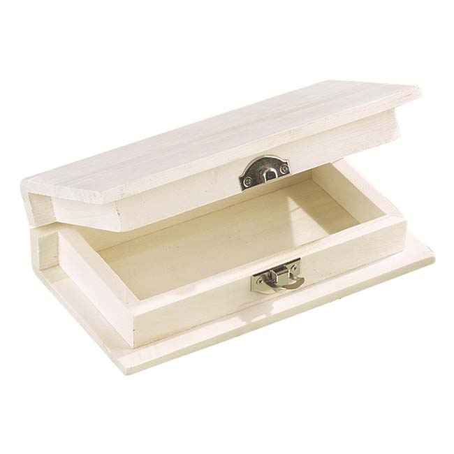 Koka kaste ar metāla aizdari 17x9x5cm
