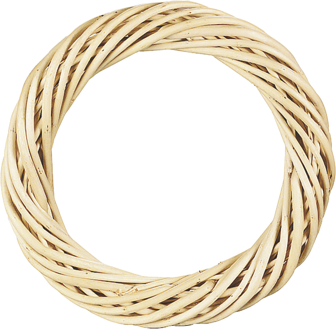 Pīts koka vainags 13cm, gaišs