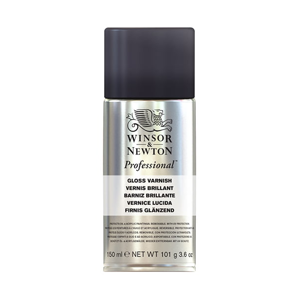 Laka eļļas krāsām W&N spīdīga 150ml aerosols