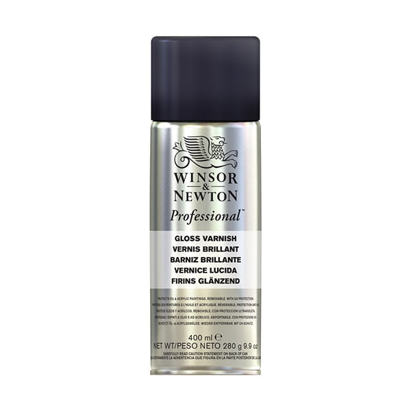 Laka eļļas krāsām W&N spīdīga 150ml aerosols