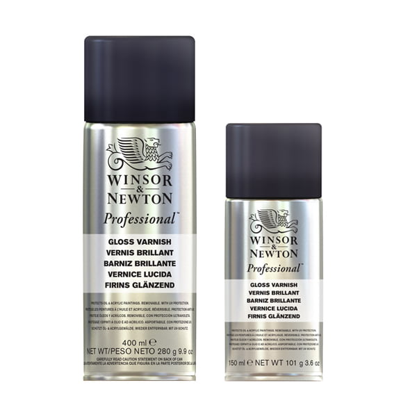 Laka eļļas krāsām W&N spīdīga 150ml aerosols