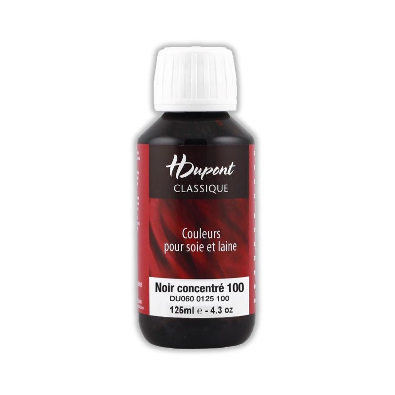 Zīda krāsa H Dupont Classique 125ml 100 black concentrated