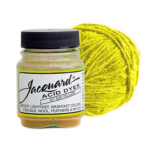 Jacquard ACID DYE to color silk, wool, feathers, other protein fibers and nylons 14g