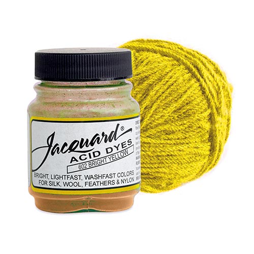 Jacquard ACID DYE to color silk, wool, feathers, other protein fibers and nylons 14g