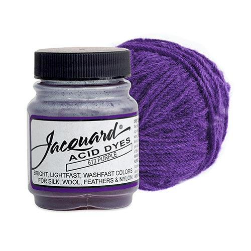 Jacquard ACID DYE to color silk, wool, feathers, other protein fibers and nylons 14g