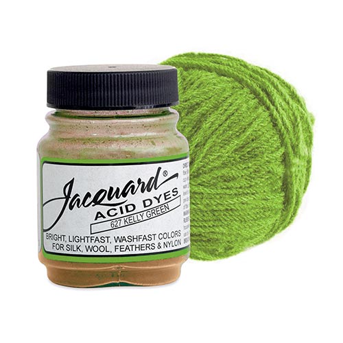 Jacquard ACID DYE to color silk, wool, feathers, other protein fibers and nylons 14g