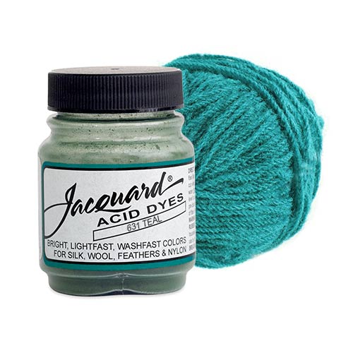 Jacquard ACID DYE to color silk, wool, feathers, other protein fibers and nylons 14g