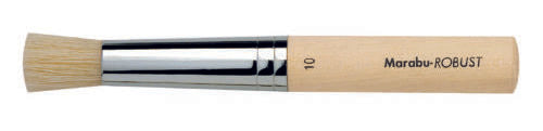 Marabu ROBUST bristle brush, shape: round (stippling brush)