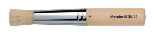 Marabu ROBUST bristle brush, shape: round (stippling brush)