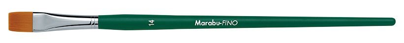 Marabu FINO synthetic brush with soft bristles, flat