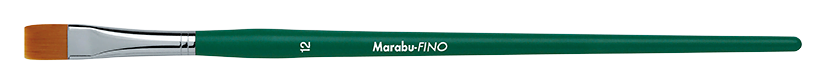 Marabu FINO synthetic brush with soft bristles, flat