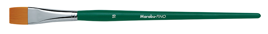 Marabu FINO synthetic brush with soft bristles, flat