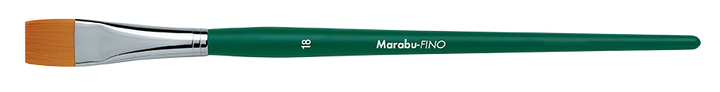 Marabu FINO synthetic brush with soft bristles, flat