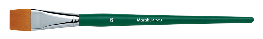 Marabu FINO synthetic brush with soft bristles, flat