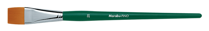 Marabu FINO synthetic brush with soft bristles, flat