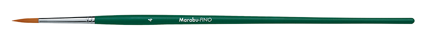 Marabu FINO synthetic brush, shape: rounded