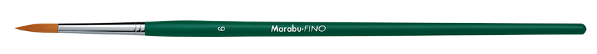 Marabu FINO synthetic brush, shape: rounded