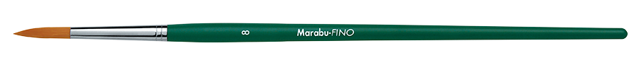 Marabu FINO synthetic brush, shape: rounded