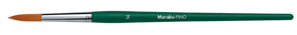 Marabu FINO synthetic brush, shape: rounded