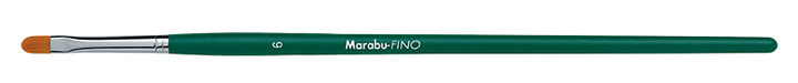 Marabu FINO synthetic brush, shape: round - filbert