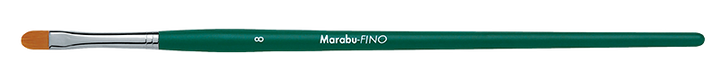 Marabu FINO synthetic brush, shape: round - filbert