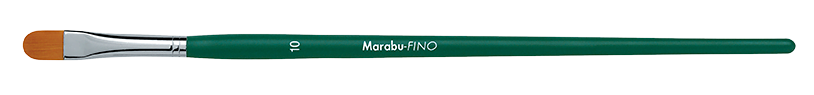 Marabu FINO synthetic brush, shape: round - filbert