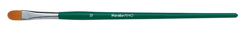 Marabu FINO synthetic brush, shape: round - filbert