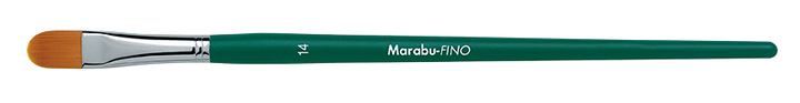 Marabu FINO synthetic brush, shape: round - filbert