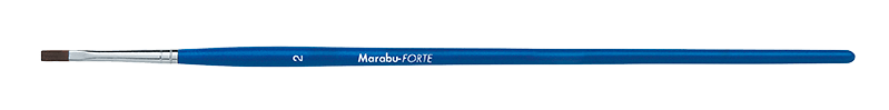 Marabu FORTE synthetic brush, shape: flat