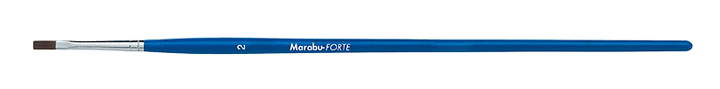 Marabu FORTE synthetic brush, shape: flat