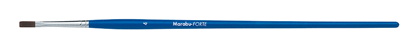 Marabu FORTE synthetic brush, shape: flat