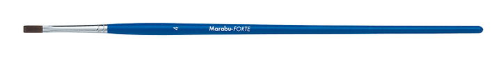 Marabu FORTE synthetic brush, shape: flat