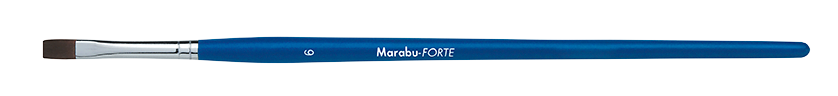 Marabu FORTE synthetic brush, shape: flat