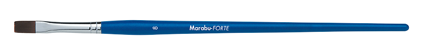 Marabu FORTE synthetic brush, shape: flat