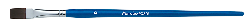 Marabu FORTE synthetic brush, shape: flat