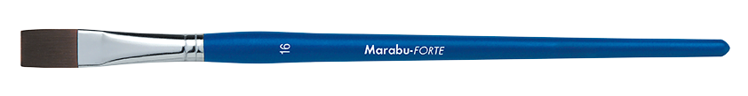 Marabu FORTE synthetic brush, shape: flat