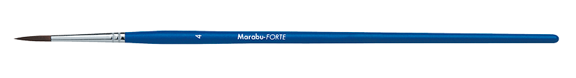 Marabu FORTE synthetic brush, round with strong bristles