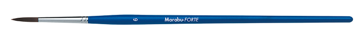 Marabu FORTE synthetic brush, round with strong bristles