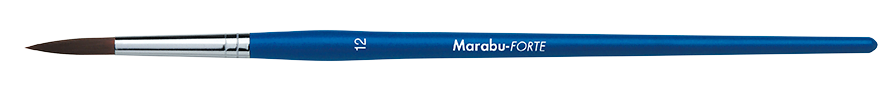 Marabu FORTE synthetic brush, round with strong bristles