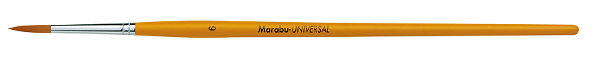 Marabu UINIVERSAL synthetic brush, shape: round