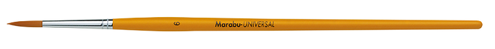 Marabu UINIVERSAL synthetic brush, shape: round