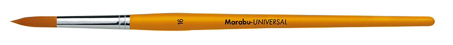 Marabu UINIVERSAL synthetic brush, shape: round