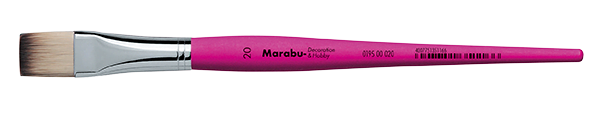 Marabu DECORATION&HOBBY synthetic brush, flat