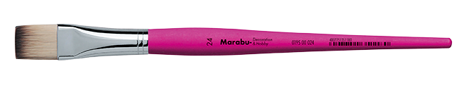 Marabu DECORATION&HOBBY synthetic brush, flat