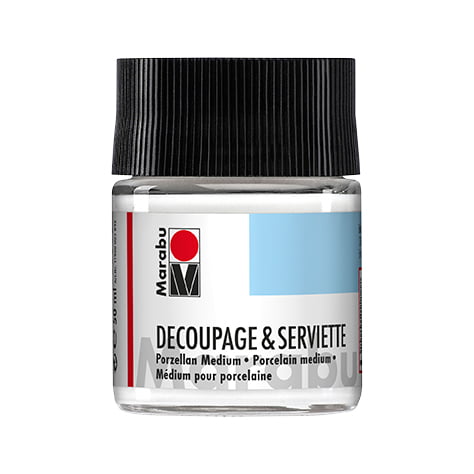 Medijs salvešu tehnikai 50ml Porcelan